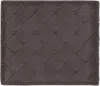 Bottega Veneta Small Double Folding Wallet With Change Purse In Brown