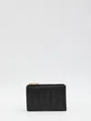Bottega Veneta Intrecciato Bi-folod Medium Wallet In Black