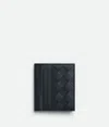 Bottega Veneta Intrecciato Bill Wallet In Shadow/olive Oil