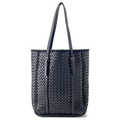 Pre-owned Bottega Veneta Intrecciato Black Intrecciato Tote Bag ()