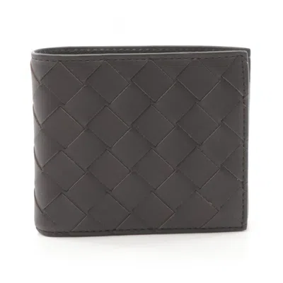 Bottega Veneta Intrecciato Black Leather Wallet (bi-fold)