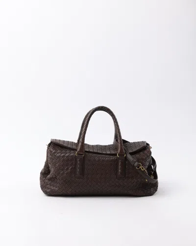 Bottega Veneta Intrecciato Boston Bag