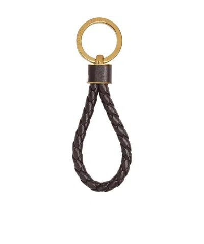 BOTTEGA VENETA INTRECCIATO BRAIDED KEYRING