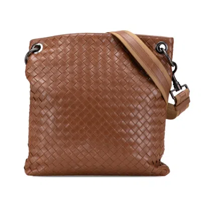 Pre-owned Bottega Veneta Intrecciato Brown Intrecciato Shoulder Bag ()