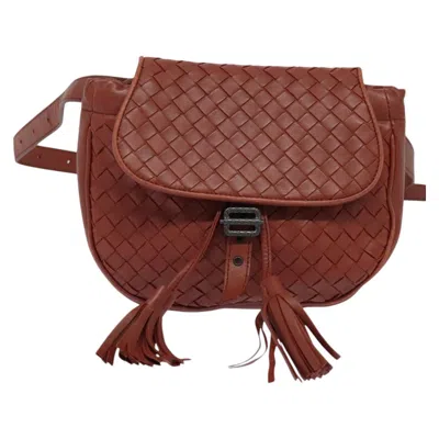 Pre-owned Bottega Veneta Intrecciato Brown Leather Shoulder Bag ()