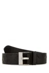 Bottega Veneta Black Leather Belt
