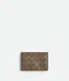 Bottega Veneta Intrecciato Business Card Case In Pinecone