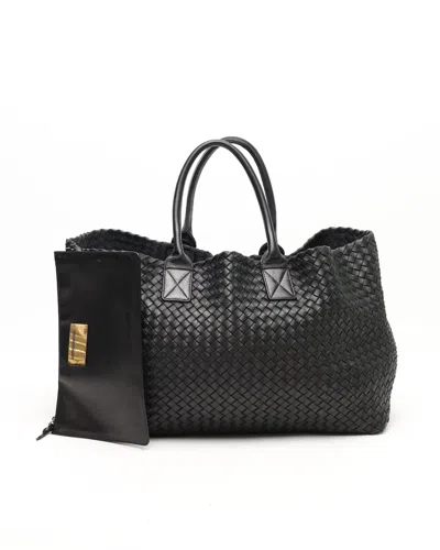 Bottega Veneta Intrecciato Cabat Gm Tote Bag
