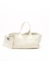 Bottega Veneta Intrecciato Cabat Mm Tote Bag In Neutral