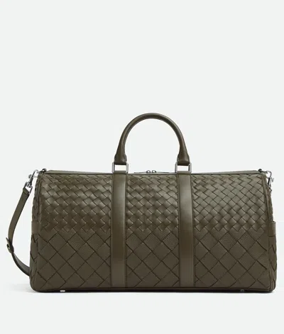 Bottega Veneta Intrecciato Cabin Duffle In Green