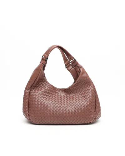 Bottega Veneta Intrecciato Campana Bag In Brown