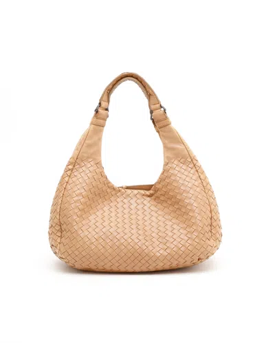 Bottega Veneta Intrecciato Campana Bag In Brown