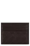 Bottega Veneta Intrecciato Card Case In Brown