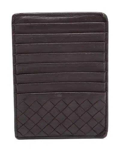 Pre-owned Bottega Veneta Intrecciato Card Holder