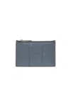 Bottega Veneta Intrecciato Card Holder In Green