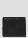 Bottega Veneta Intrecciato Cassette Bi-fold Wallet In Black