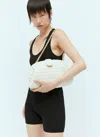 Bottega Veneta Lauren 1980 Mini Clutch Bag With Chain Strap In White
