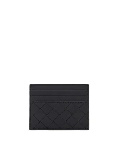 Bottega Veneta Intrecciato Classic Cardholder In Black