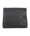 Bottega Veneta Intrecciato Clutch Bag In Black