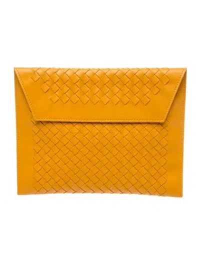 Pre-owned Bottega Veneta Intrecciato Clutch In Multi