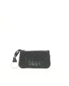 Bottega Veneta Intrecciato Coin Case In Black