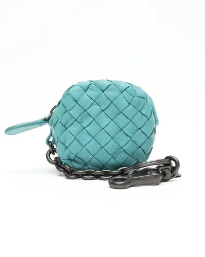 Bottega Veneta Intrecciato Coin Purse Charm In Multi