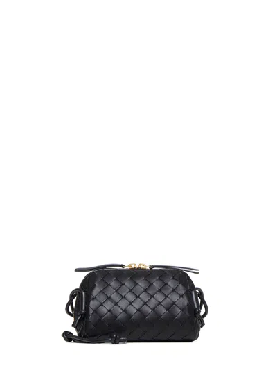 Bottega Veneta "intrecciato" Concert Bag In Black