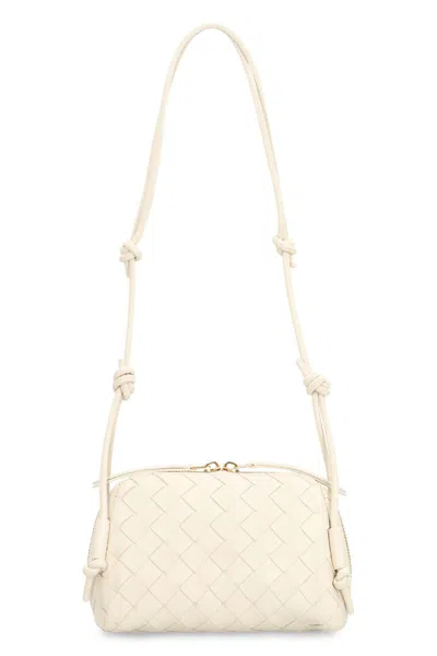 Bottega Veneta Intrecciato Concert Pouch In White