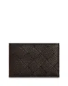 Bottega Veneta Intrecciato Credit Card Case In Brown