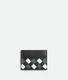 Bottega Veneta Intrecciato Credit Card Case In Multicolor