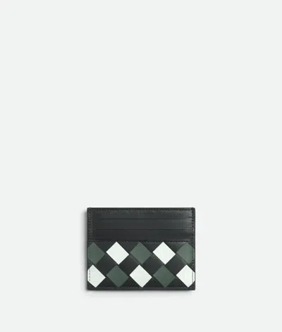 Bottega Veneta Intrecciato Credit Card Case In Multicolor