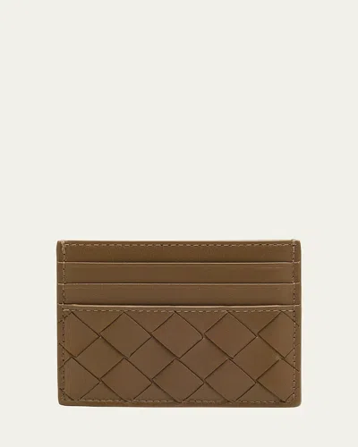 Bottega Veneta Intrecciato Credit Card Case In Pinecone