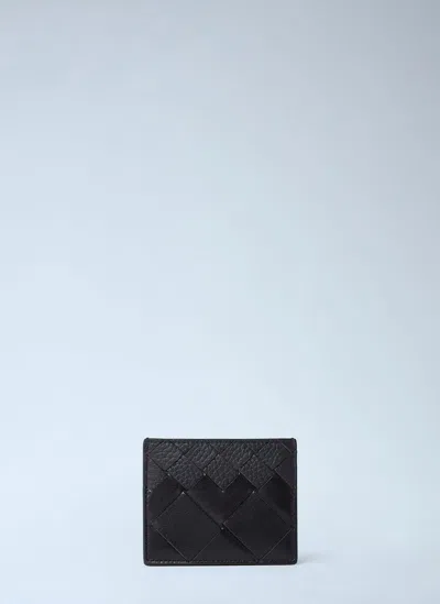 Bottega Veneta Intrecciato Credit Cardholder In Brown