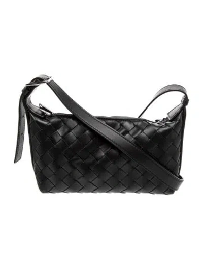 Pre-owned Bottega Veneta Intrecciato Crossbody Bag In Green