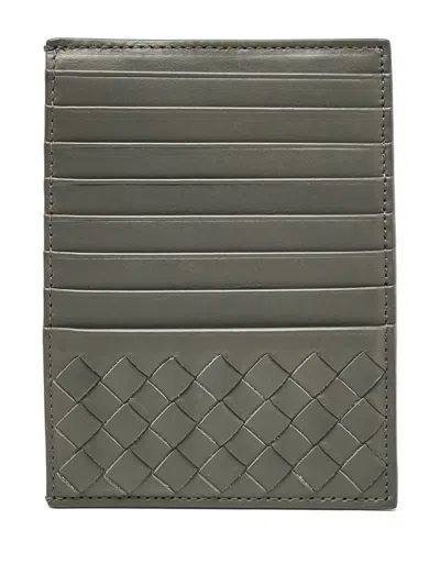 Pre-owned Bottega Veneta Intrecciato-detail Zip Cardholder