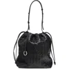 Bottega Veneta Intrecciato Drawstring Leather Bucket Bag In Multi