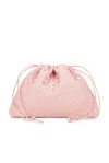 Bottega Veneta Intrecciato Dustbag In Rose & Gold