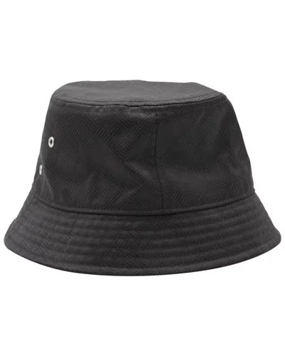 Bottega Veneta Intrecciato Effect Bucket Hat (authentic Pre-loved) In Black
