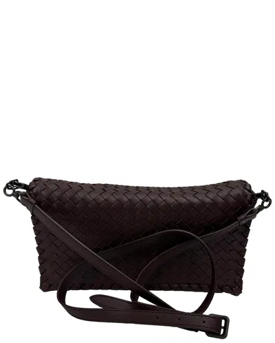 Pre-owned Bottega Veneta Intrecciato Flap Shoulder Bag (authentic Pre-loved)