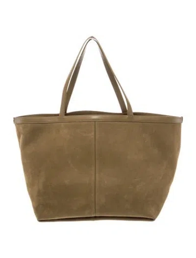 Pre-owned Bottega Veneta Intrecciato Flip Flap Tote Medium In Green