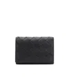 Bottega Veneta Intrecciato Folding Wallet In Black