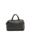 Bottega Veneta Intrecciato Handbag In Black
