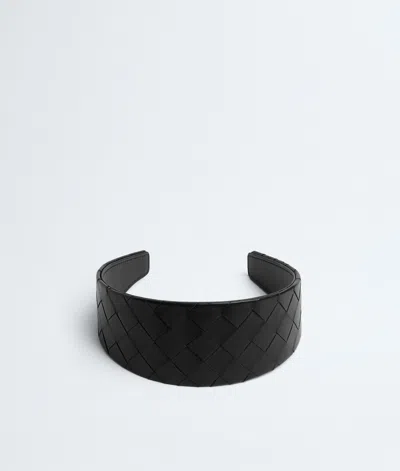 Bottega Veneta Intrecciato Headband In Black