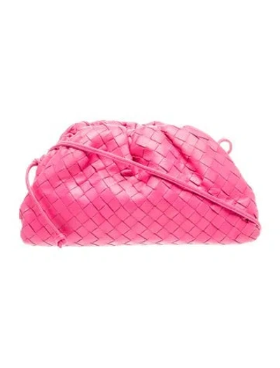 Pre-owned Bottega Veneta Intrecciato Intrecciato Pouch Mini In Pink