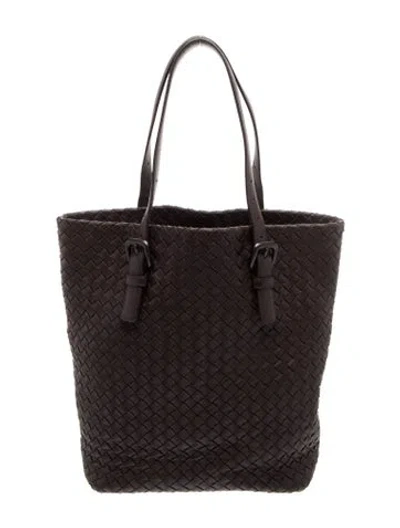 Pre-owned Bottega Veneta Intrecciato Intrecciato Tote Bag In Brown