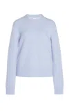 Bottega Veneta Intrecciato-knit Cashmere Sweater In Purple