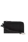 Bottega Veneta Intrecciato L-zippered Card Holder In Black
