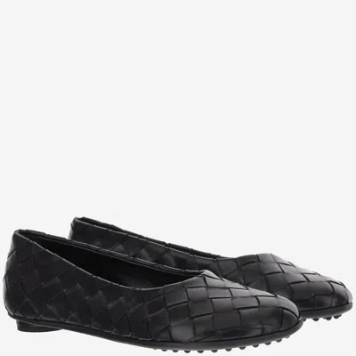 BOTTEGA VENETA BOTTEGA VENETA INTRECCIATO LAMBSKIN BALLET FLAT