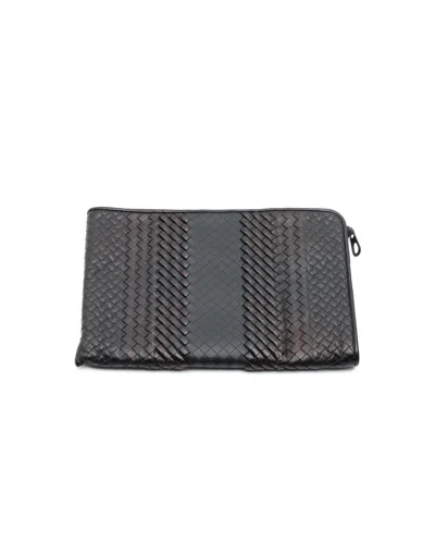 Bottega Veneta Intrecciato Laptop Case, Size 16-inch In Black