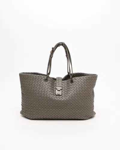 Bottega Veneta Intrecciato Large Roma Bag